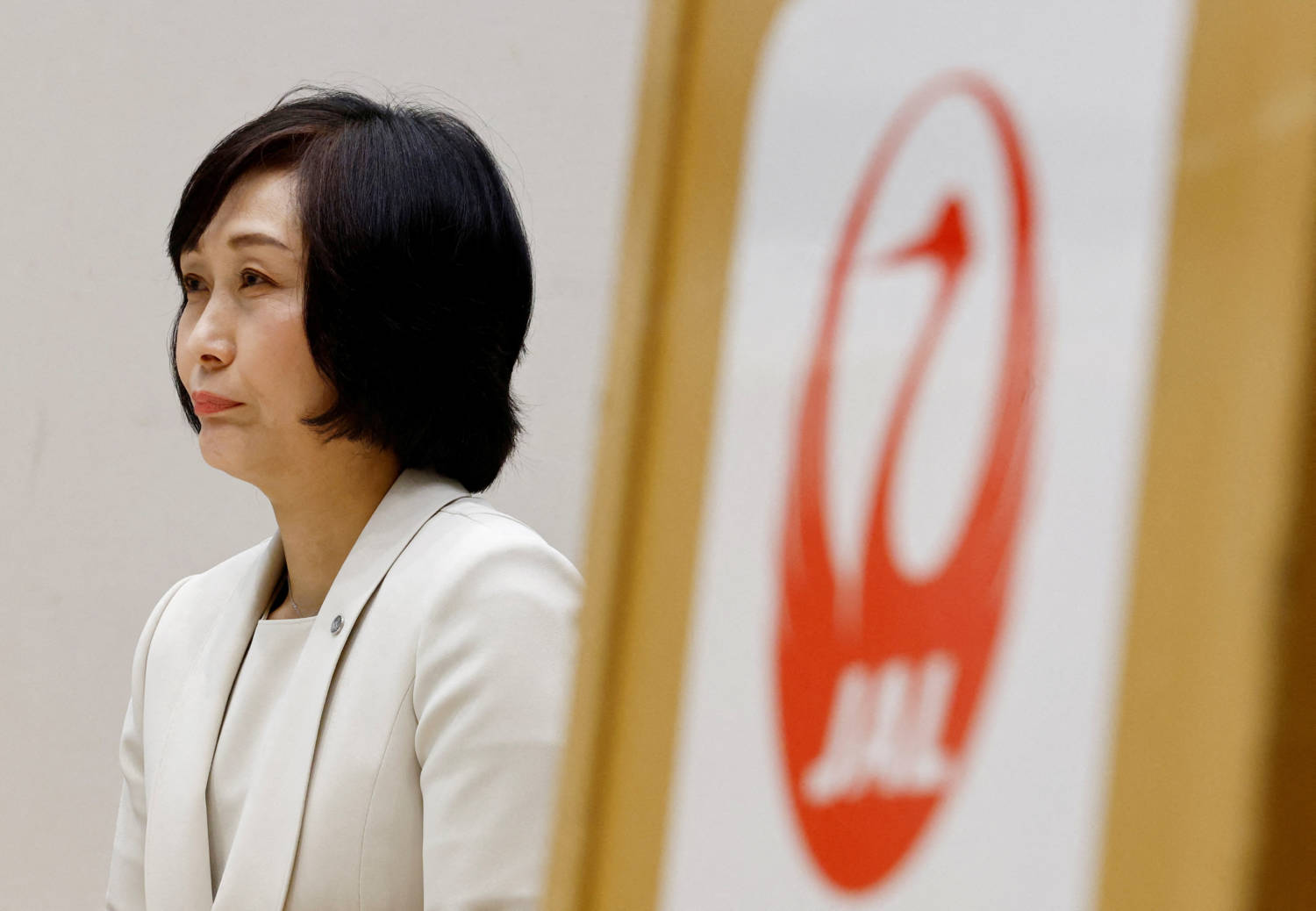 File Photo: Japan Airlines' New President Mitsuko Tottori Attends A Press Conference In Tokyo