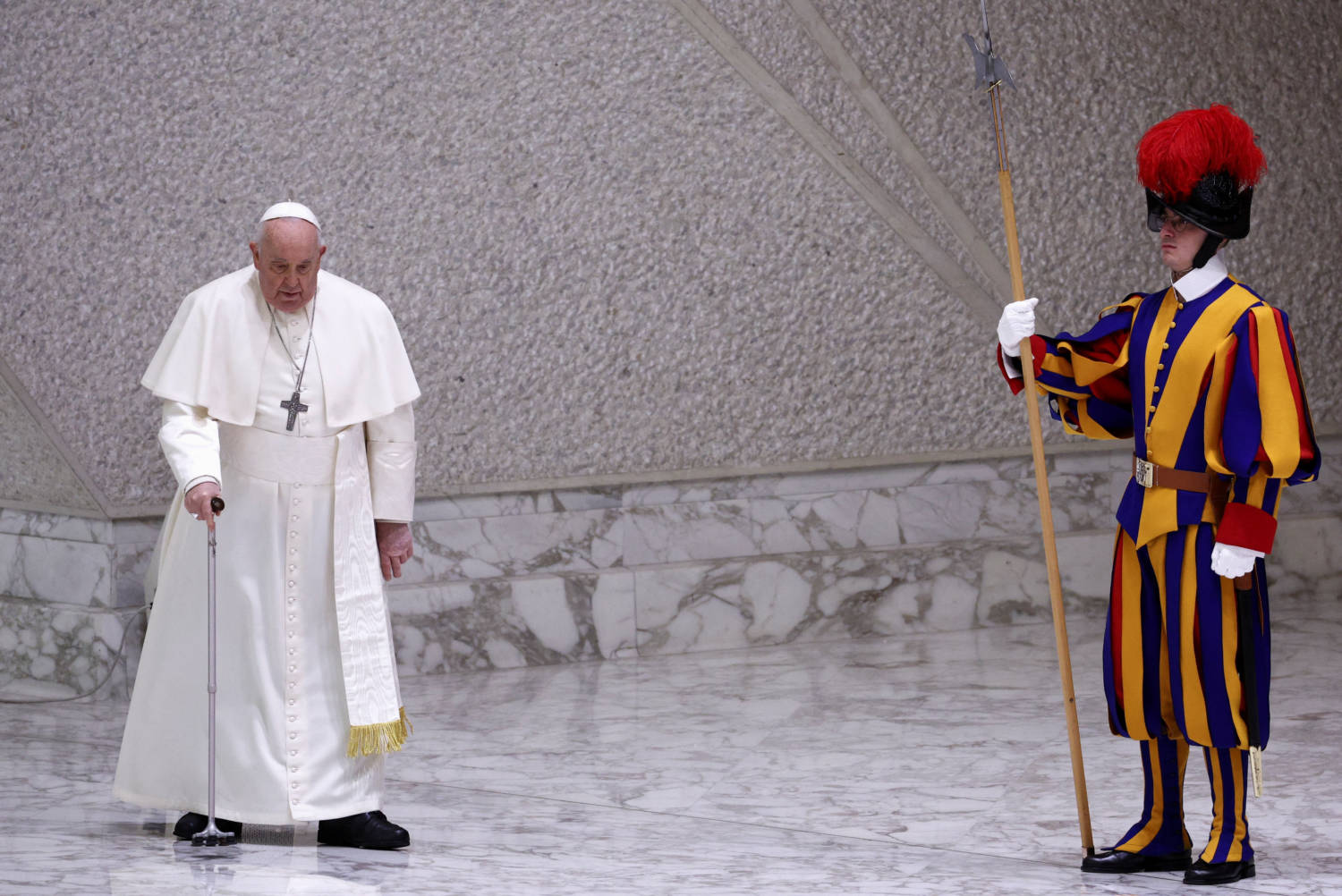 Pope Francis Holds A Weekly Audience At The Vatican