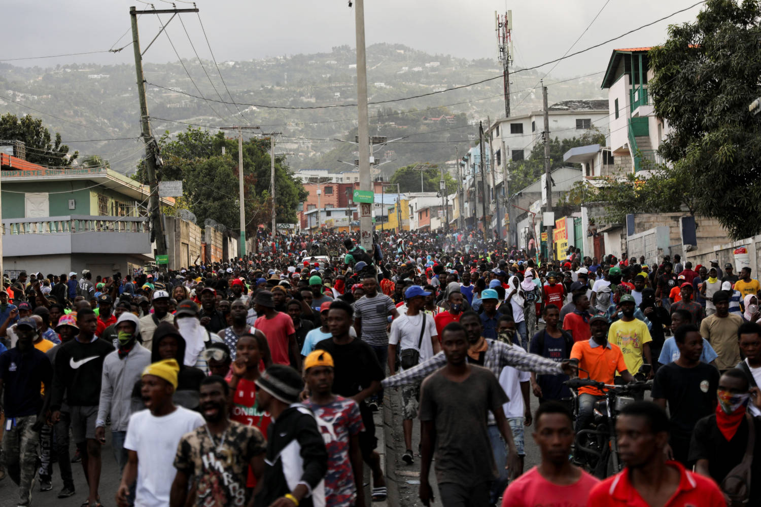 Haitians Protest Against Haiti's Prime Minister Ariel Henry, In Port Au Prince