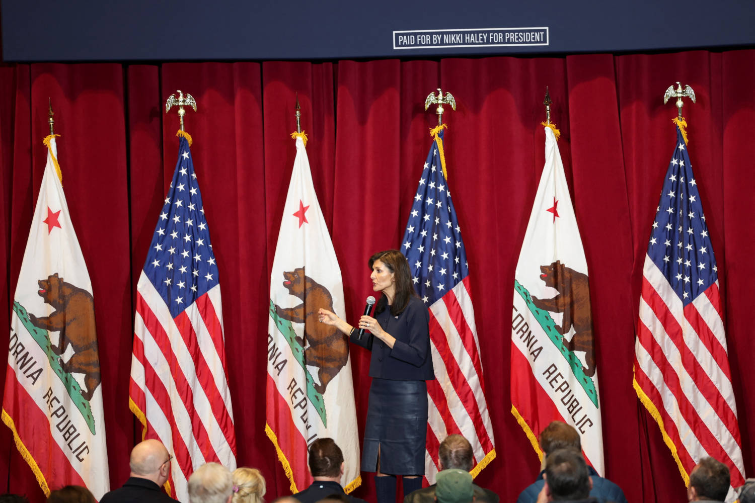 Republican Presidential Candidate Haley Campaigns In California
