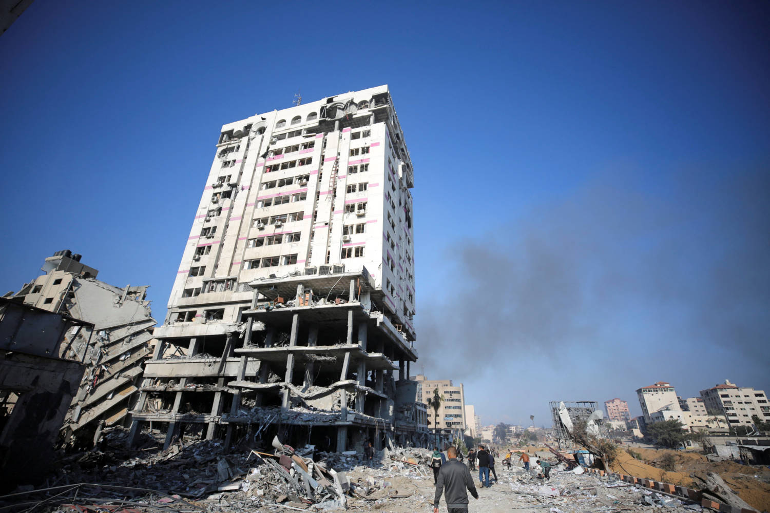 Ongoing Conflict Between Israel And Hamas, In Gaza City
