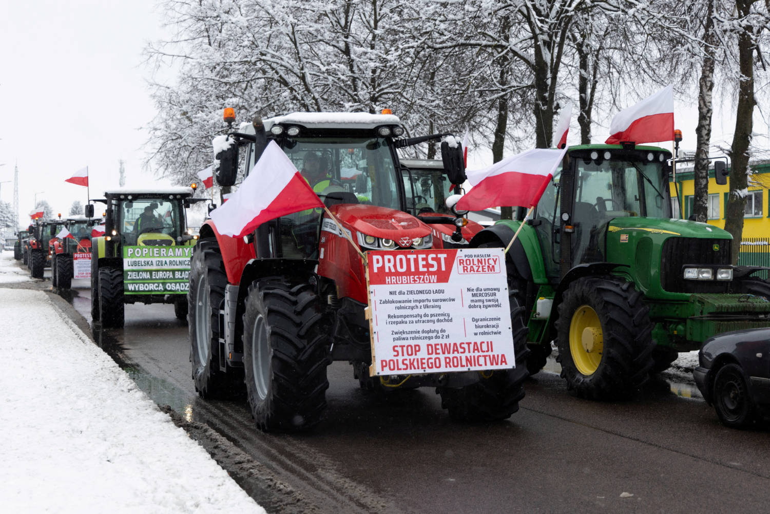 File Photo: Polish Farmers Protest In Hrubieszow