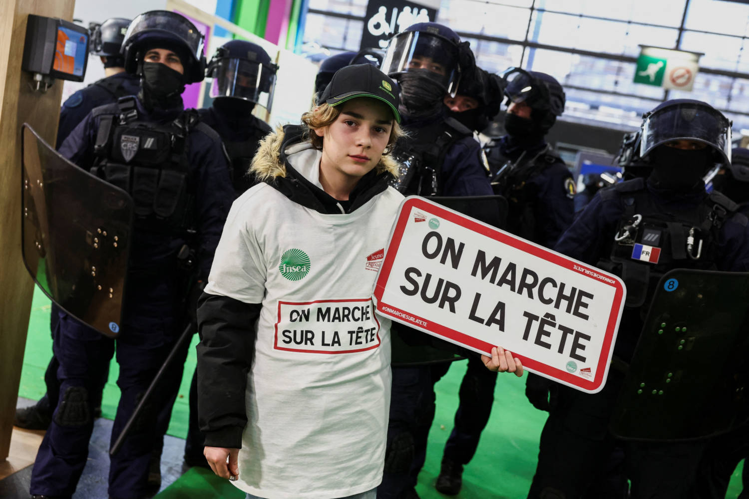 Farmers Protest During The Opening Of Paris International Agricultural Show