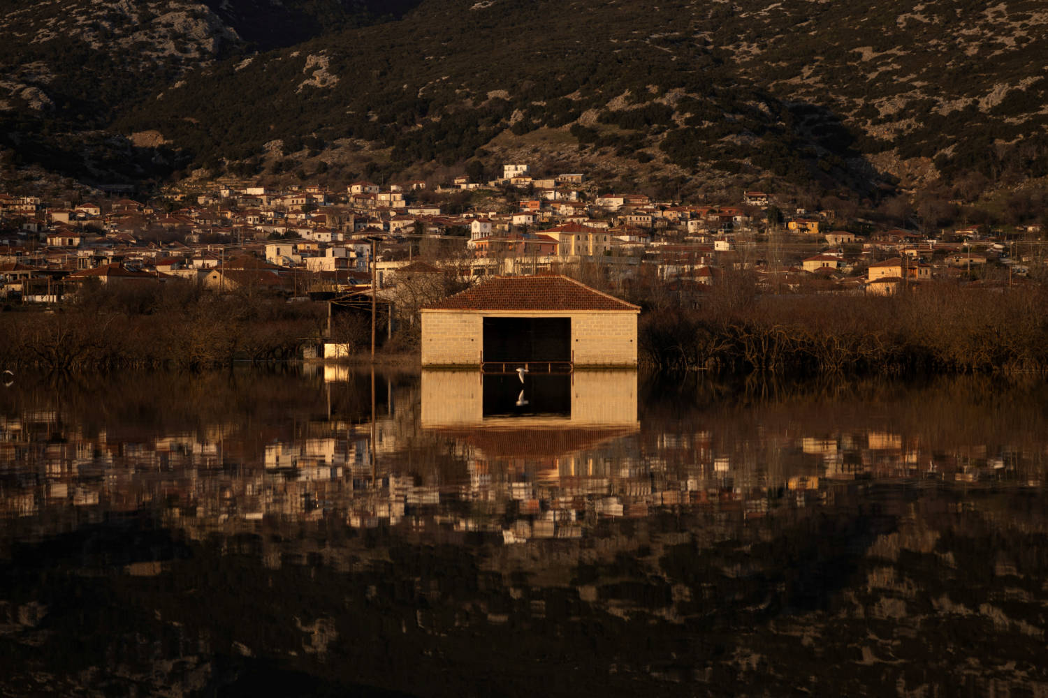 Flooded Greek Lake A Warning To European Farmers Battling Climate Change