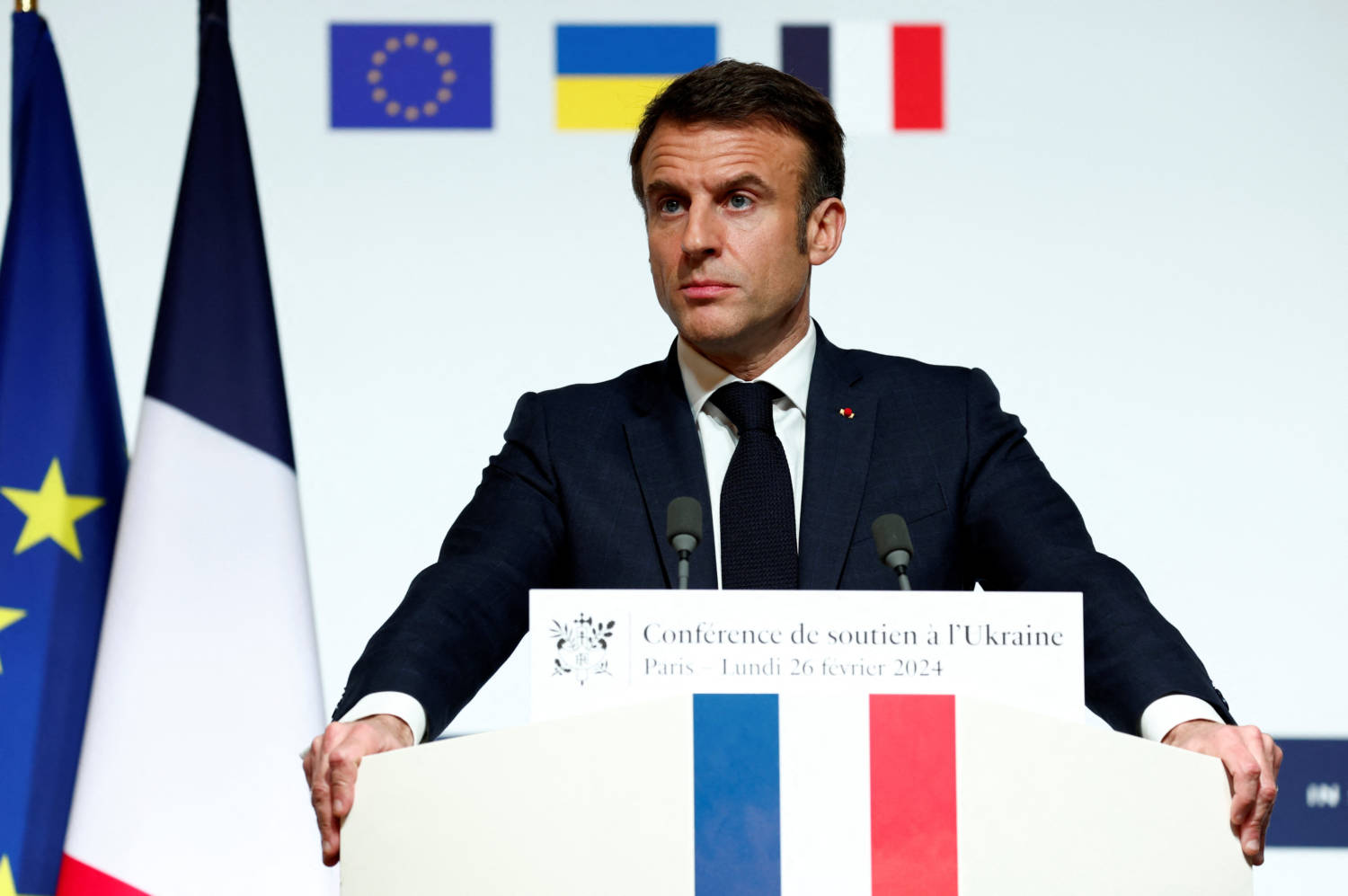 French President Macron Hosts Ukraine Summit In Paris