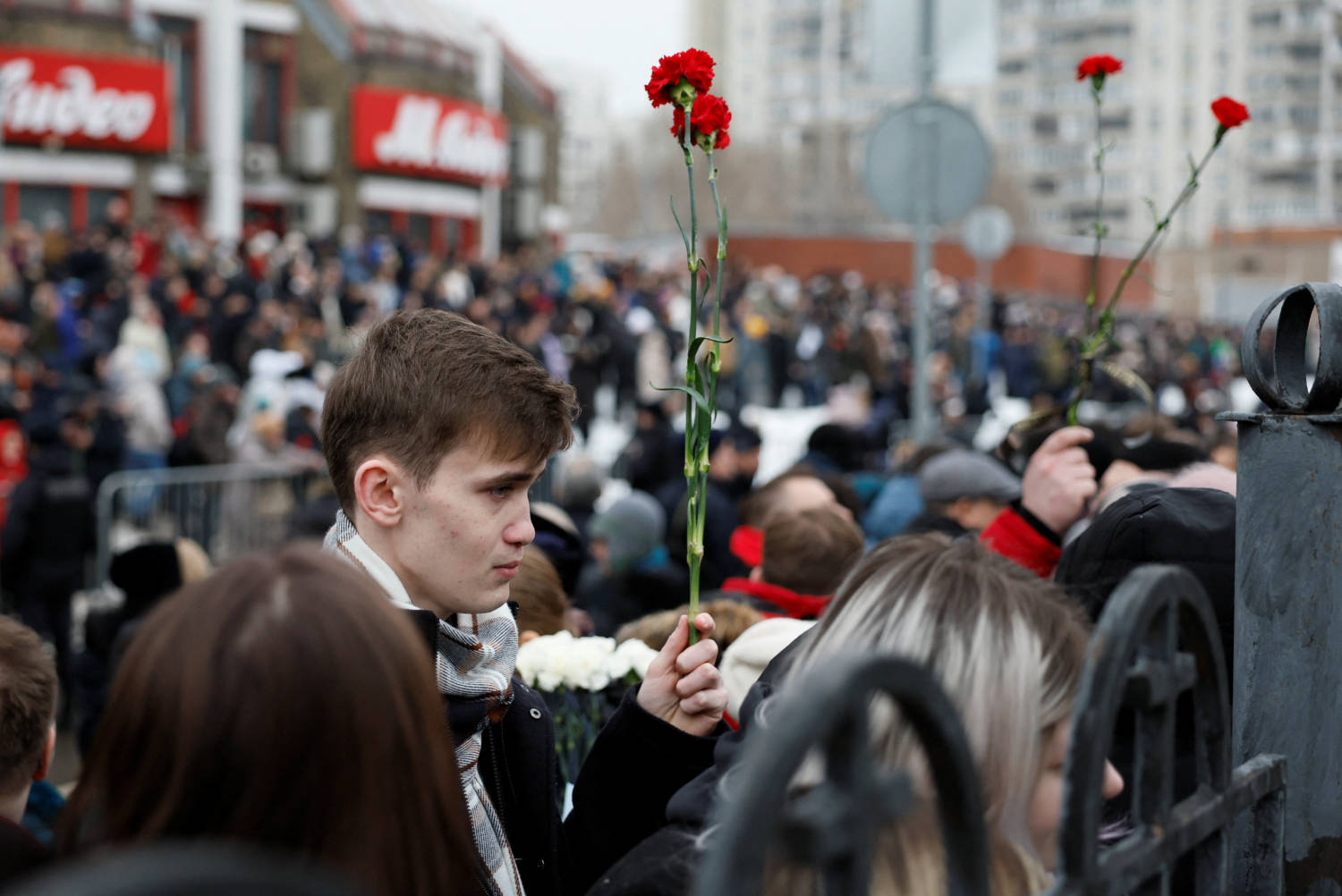 Funeral Of Russian Opposition Leader Alexei Navalny