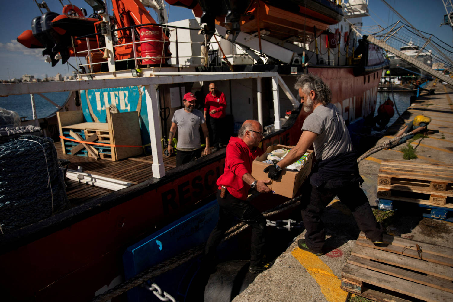 File Photo: Aid Ship Sails From Cyprus To Gaza As Residents Of The Gaza Strip Are On The Brink Of Famine