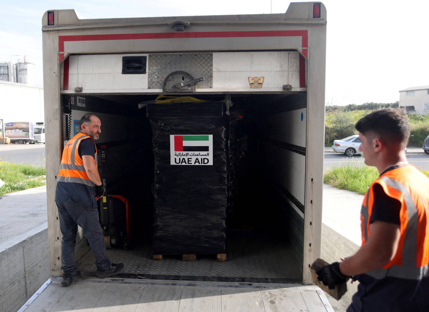 File Photo: Workers Load A Track With Humanitarian Aid Gathered By World Central Kitchen And Planned To Be Shipped To Gaza, In A Warehouse In Larnaca