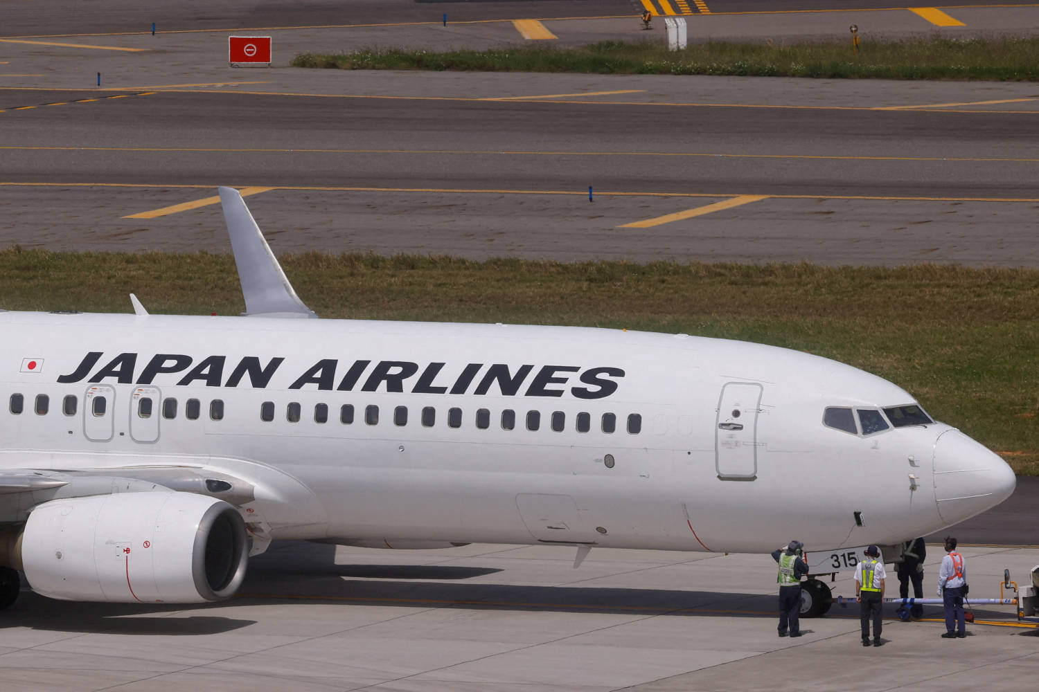 File Photo: A Japan Airlines Aircraft Is Seen At Taoyuan International Airport In Taoyuan
