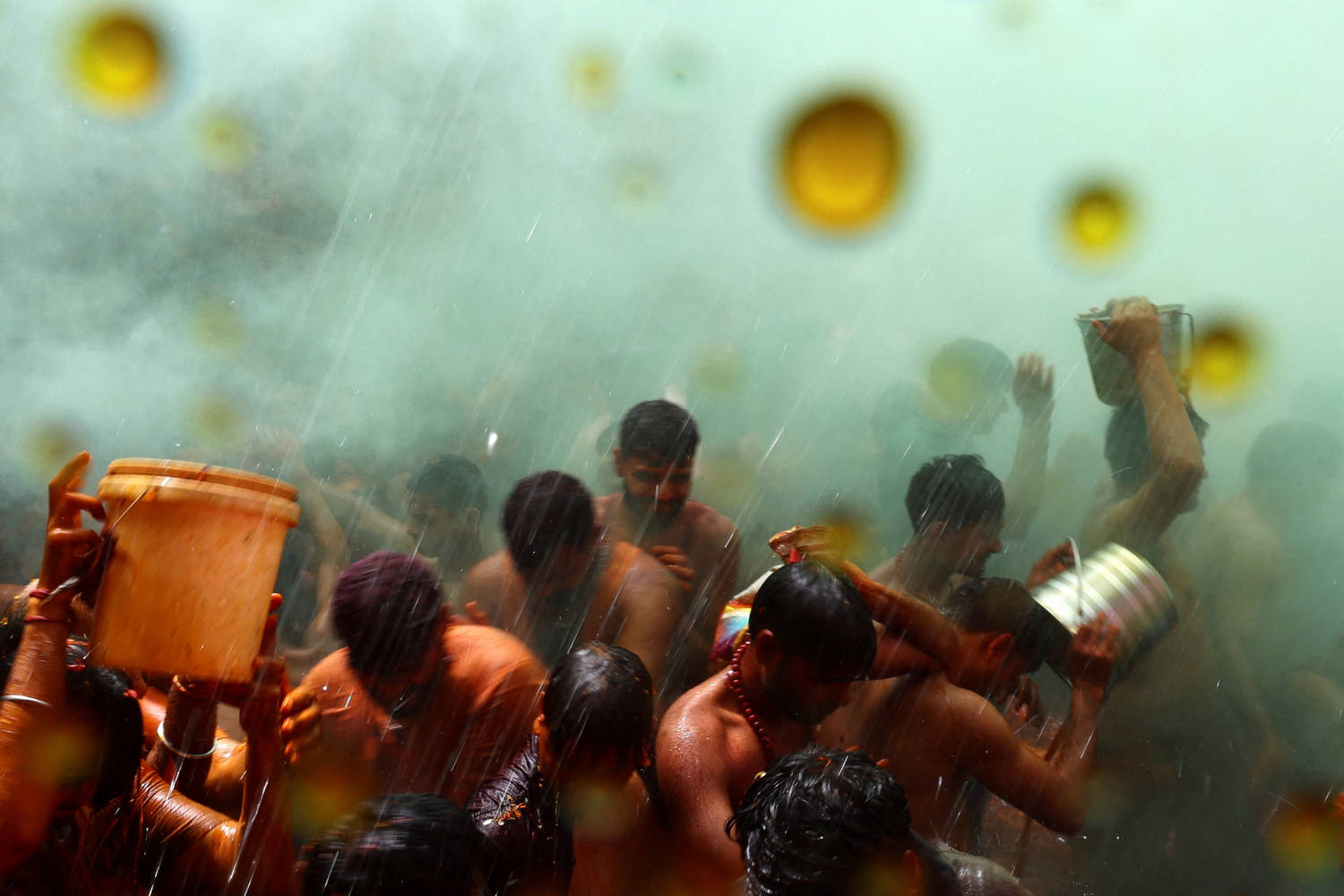 Huranga, A Game Played Between Men And Women A Day After Holi, At Dauji Temple In Mathura