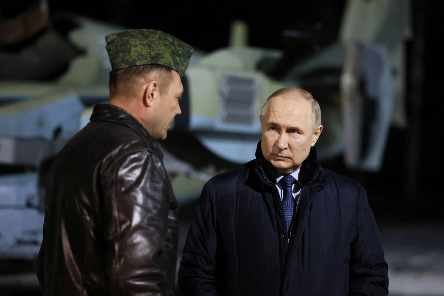 Russian President Vladimir Putin Meets With Military Pilots In Torzhok