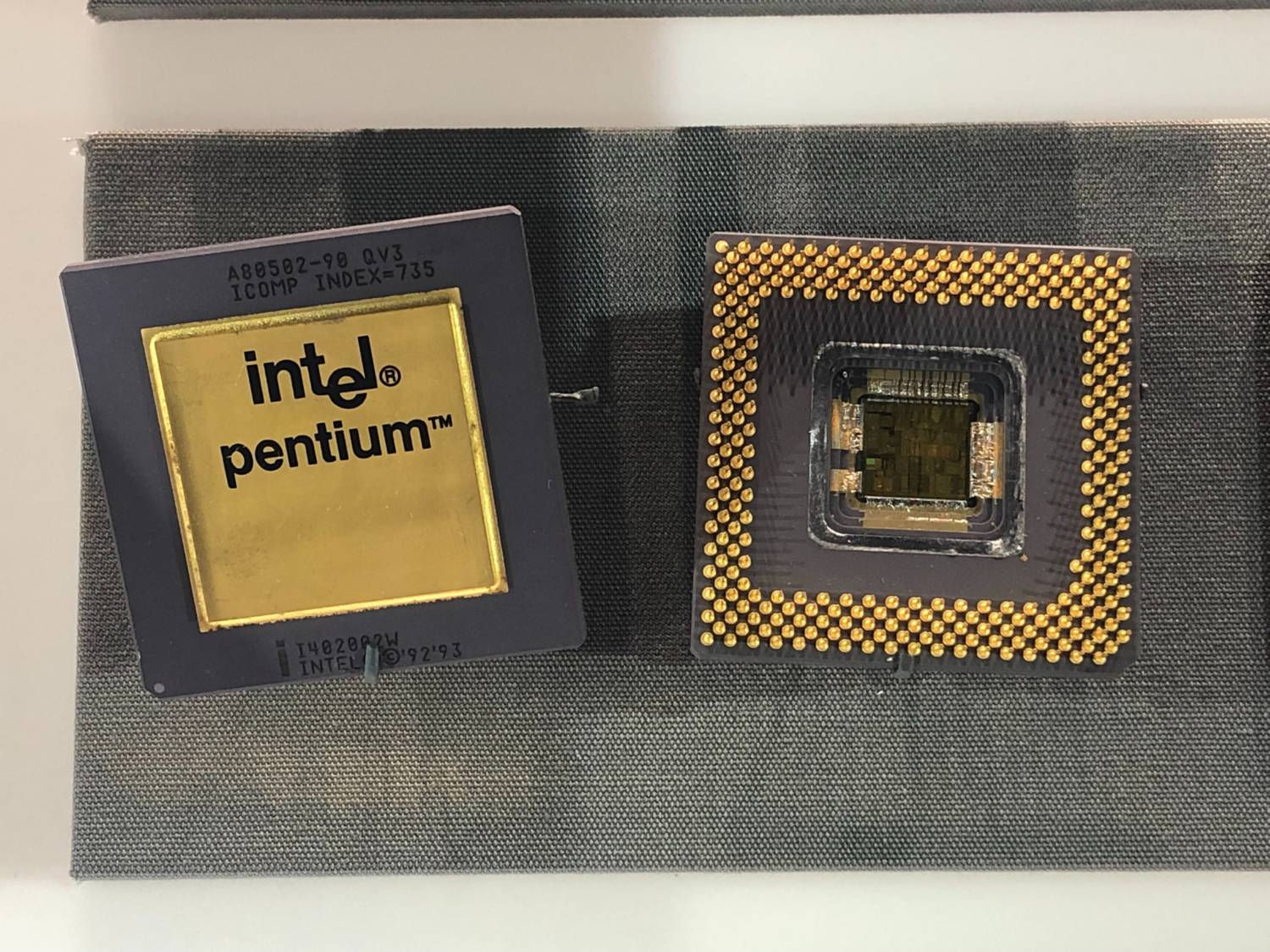 Intel Pentium In Intel Museum