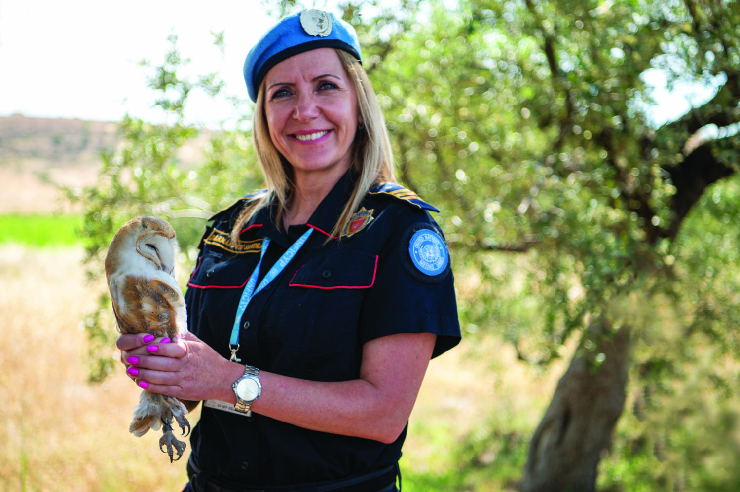Unpol Peacekeepers Supporting The Barn Owl Nesting Project With The Game And Fauna Services Inside The Un Buffer Zone