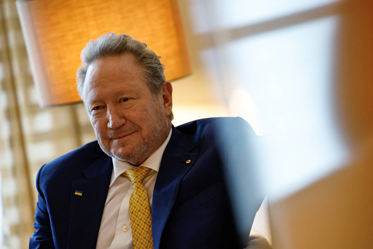 Fortescue's Founder And Executive Chairman Andrew Forrest Speaks During An Interview With Reuters, In Beijing