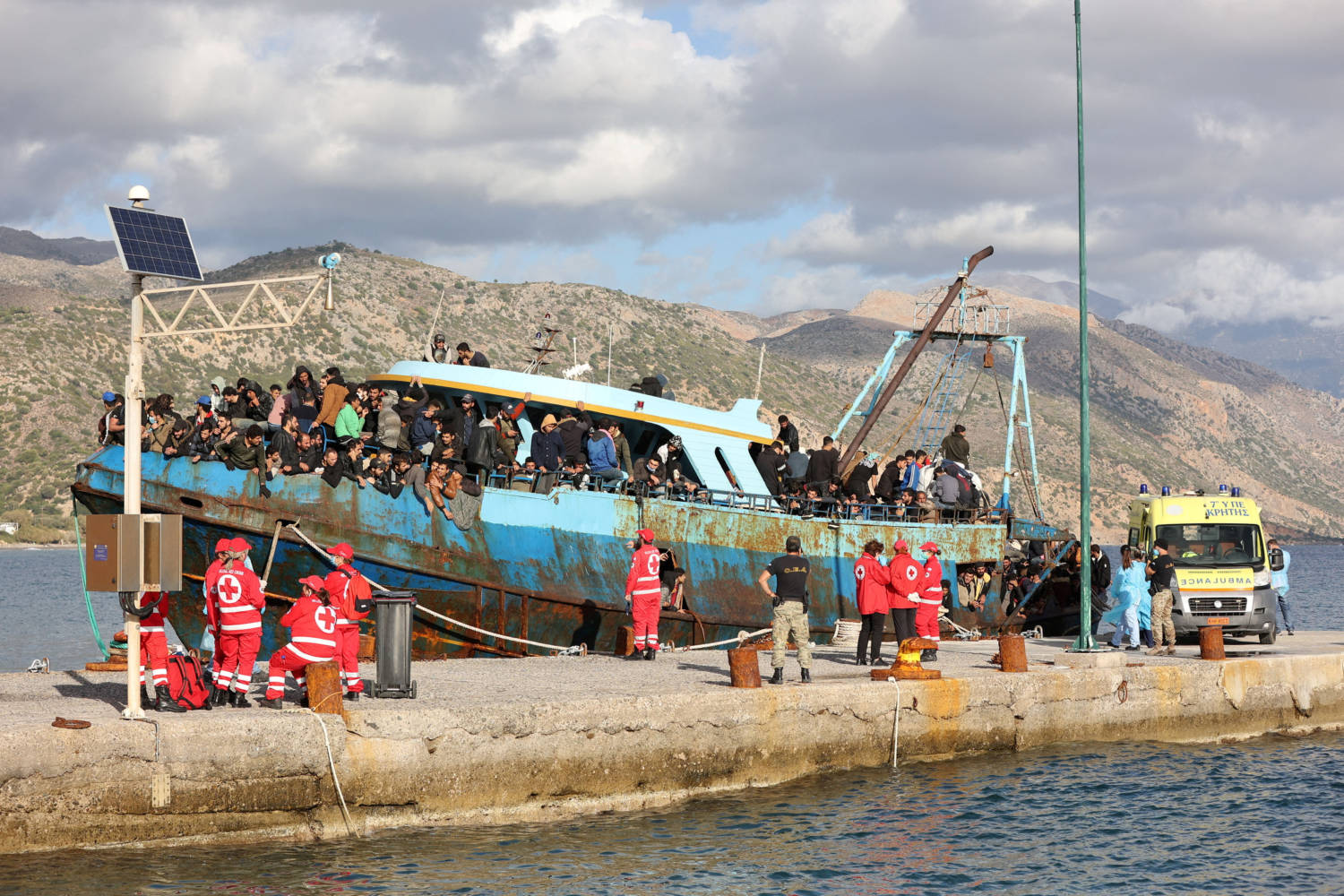 File Photo: Migrant Rescue Operation Off The Island Of Crete