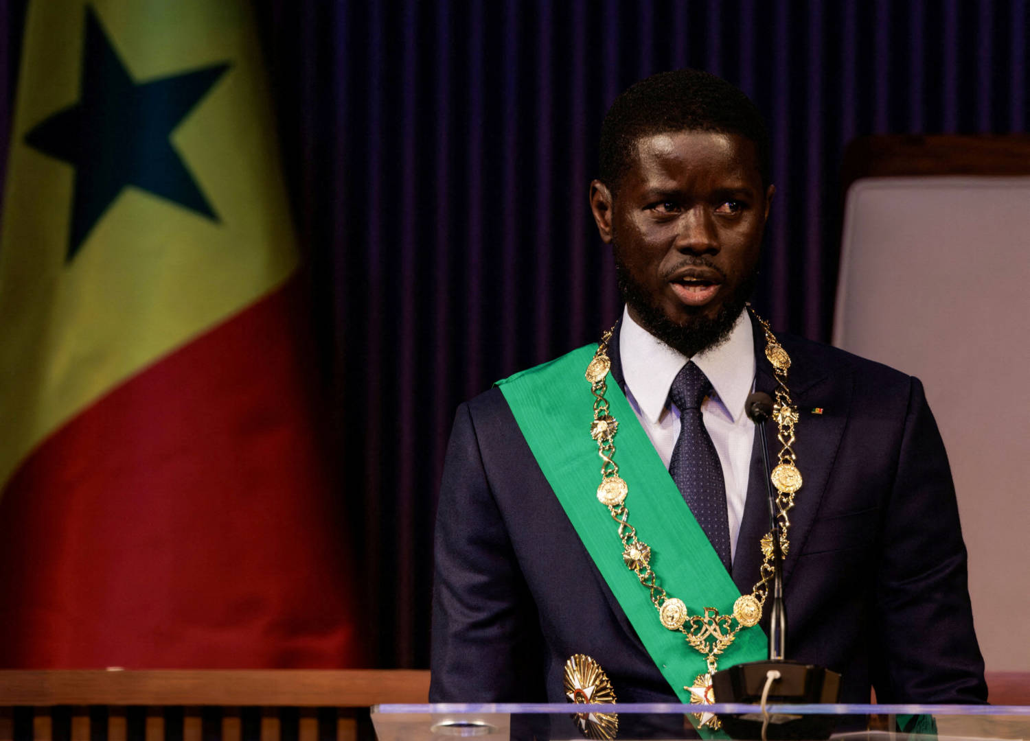 File Photo: Senegal's Newly Elected President Bassirou Diomaye Faye Takes The Oath Of Office As President During The Inauguration Ceremony In Dakar