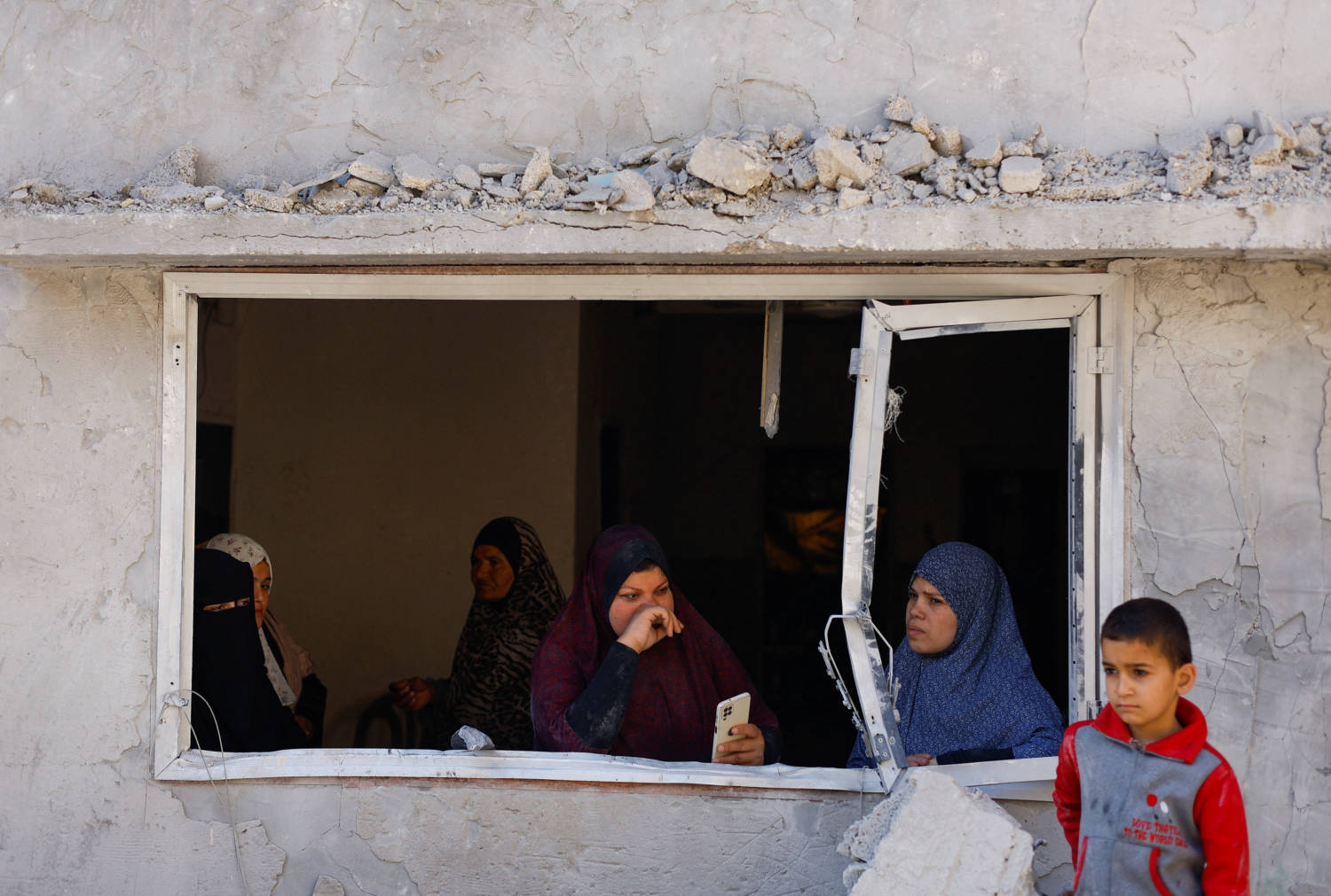 Israeli Strike On A House In Rafah