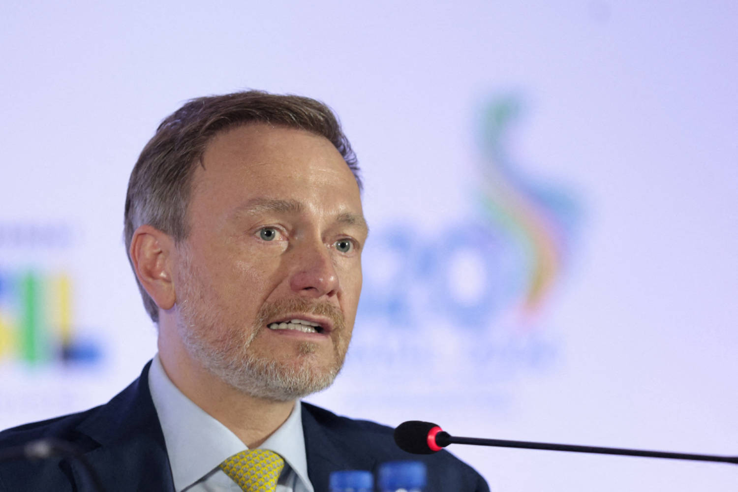 File Photo: Germany's Lindner At A Press Conference In Brazil