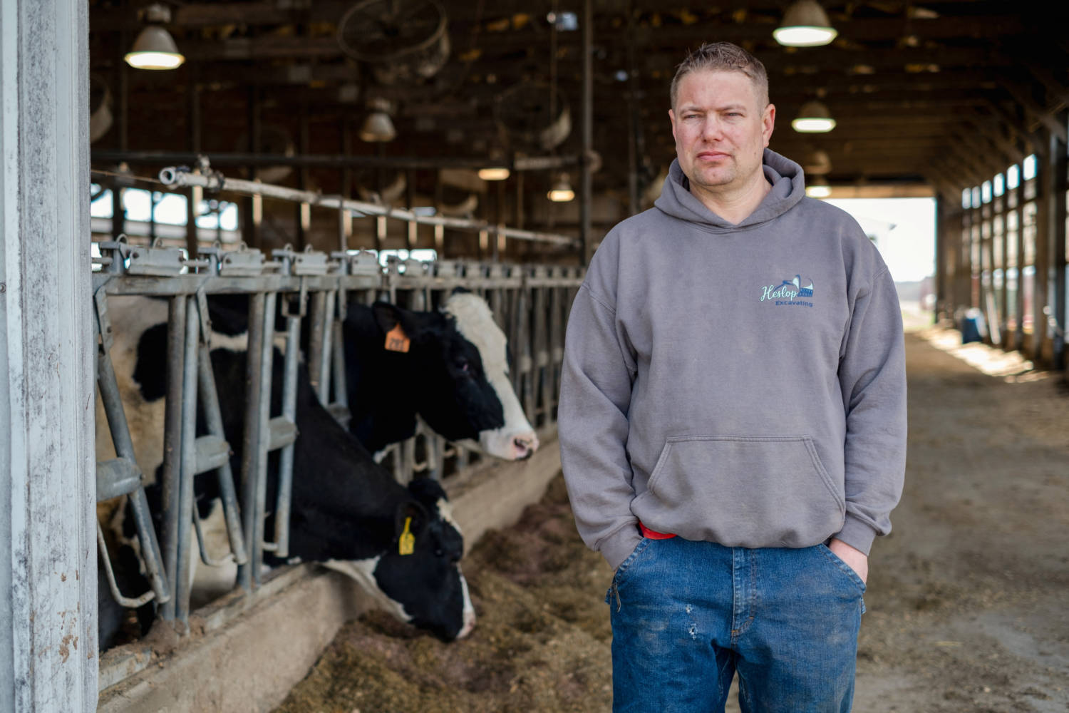 Dairy Farmer Brent Pollard In Rockford
