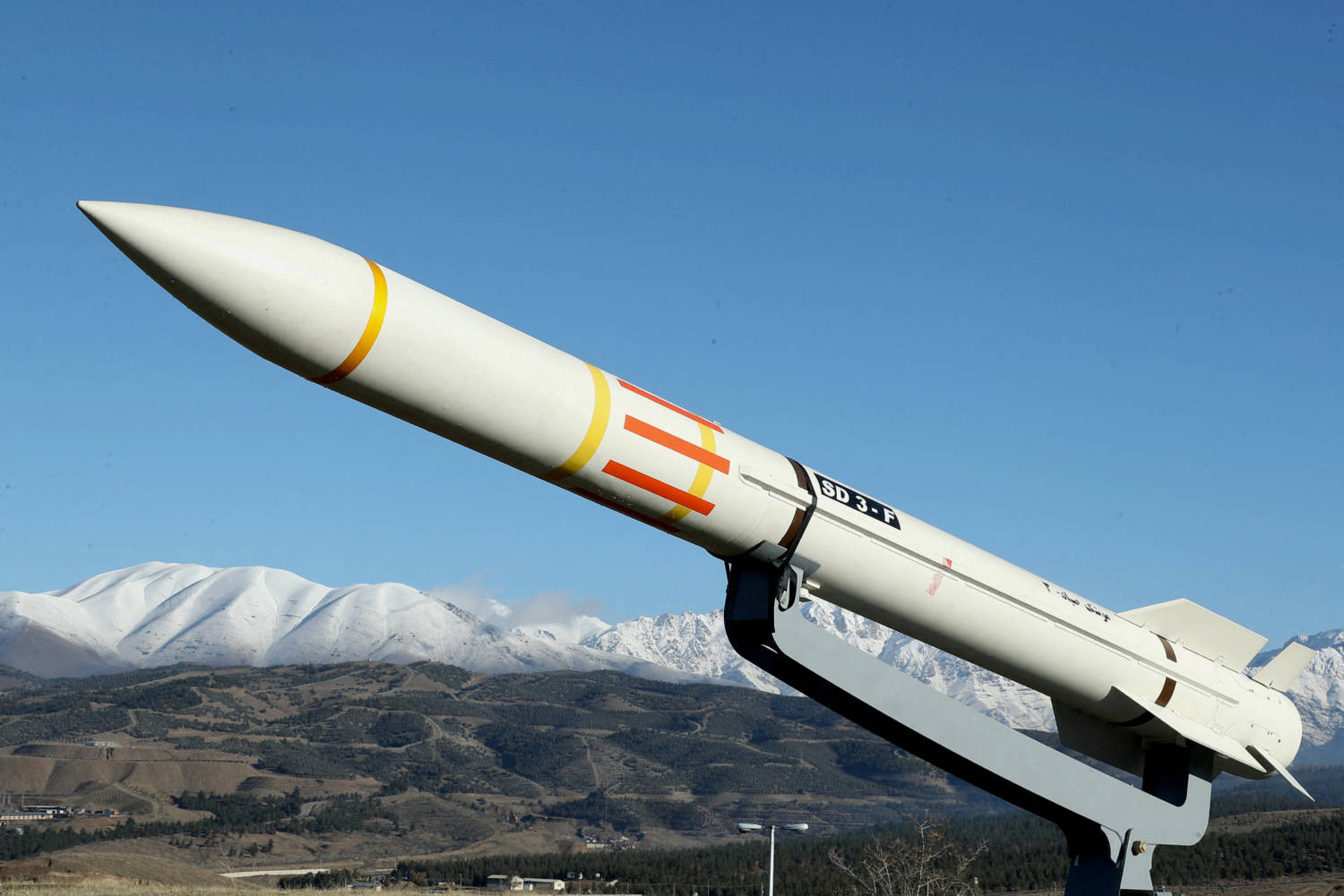File Photo: An Iranian Missile Is Displayed During An Unveiling Ceremony In Tehran