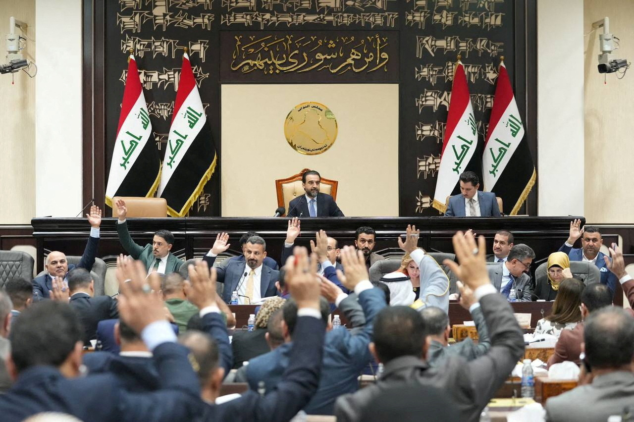File Photo: Iraqi Lawmakers Attend A Parliamentary Session To Vote On The Federal Budget At The Parliament Headquarters In Baghdad