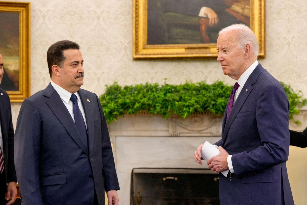 U.s. President Joe Biden Meets With Iraqi Prime Minister Mohammed Shia Al Sudani At The White House In Washington