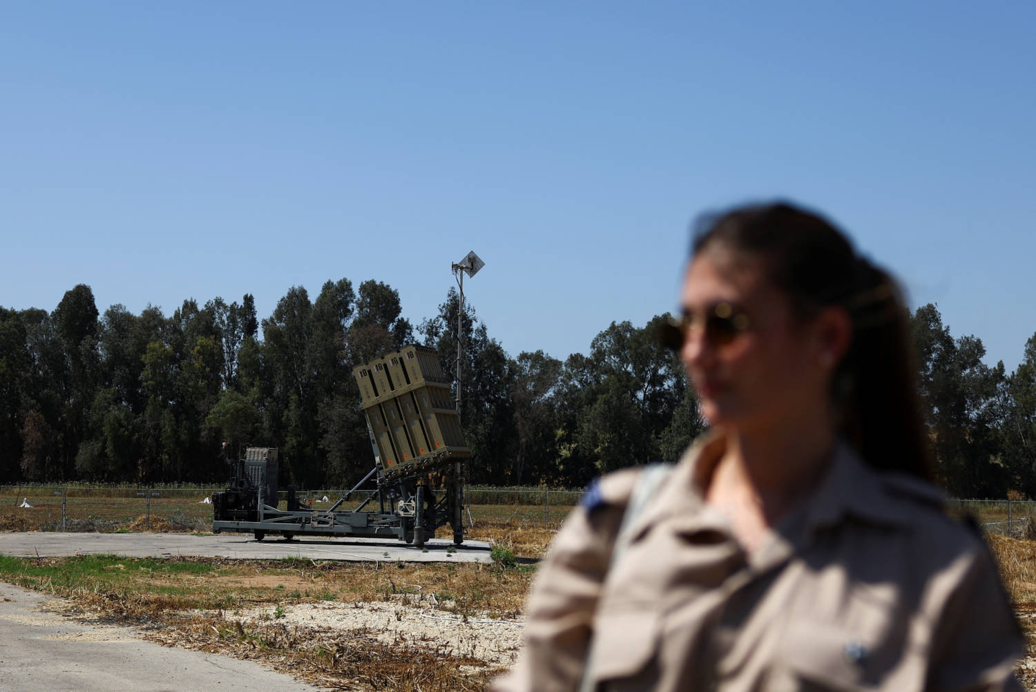 A View Of An Iron Dome Anti Missile Battery, Near Ashkelon