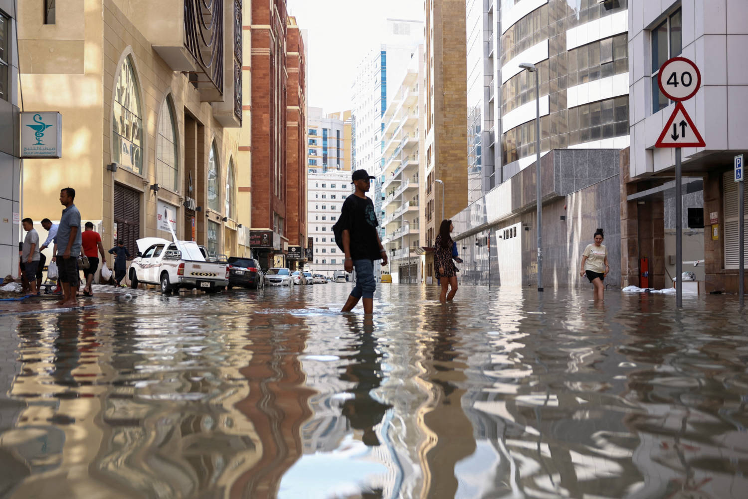 Aftermath Following Floods Caused By Heavy Rains In Dubai