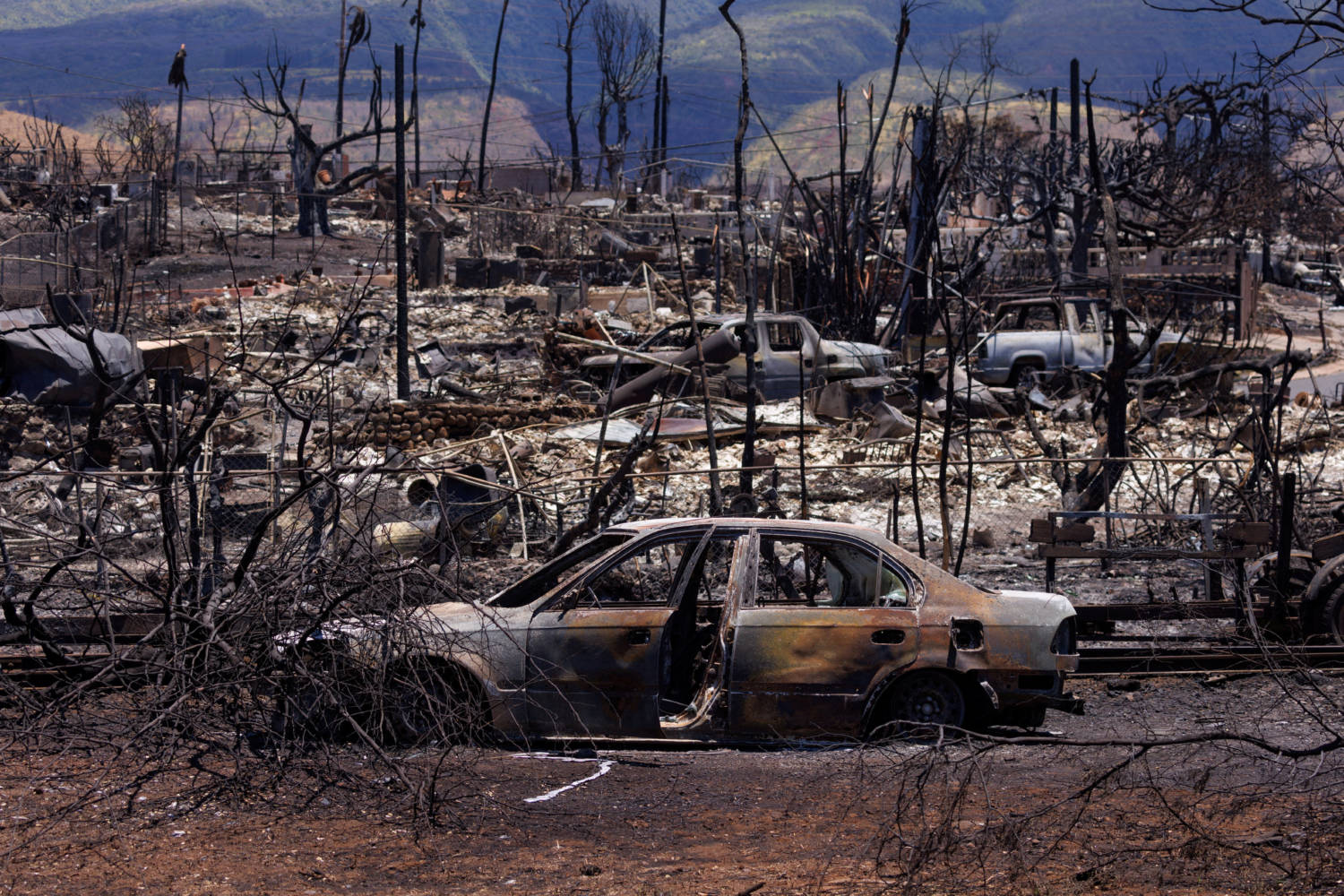 File Photo: Fire Damage Is Shown In Lahaina, Maui