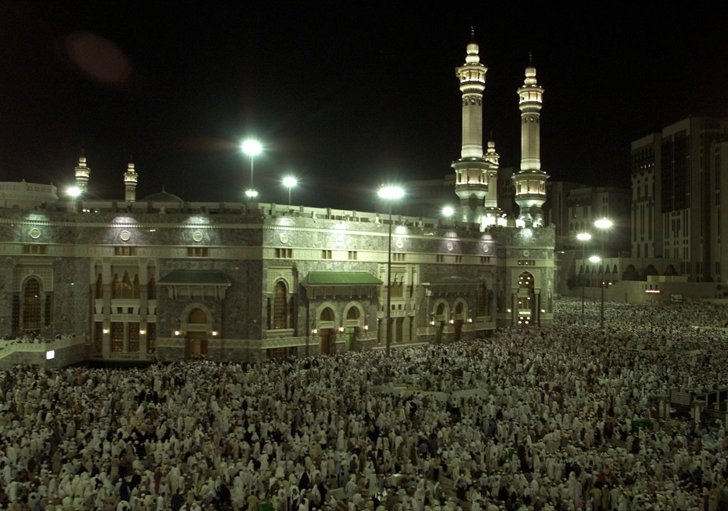 File Photo: File Photo: Muslims Attend Night Prayers In Haram In Mecca.