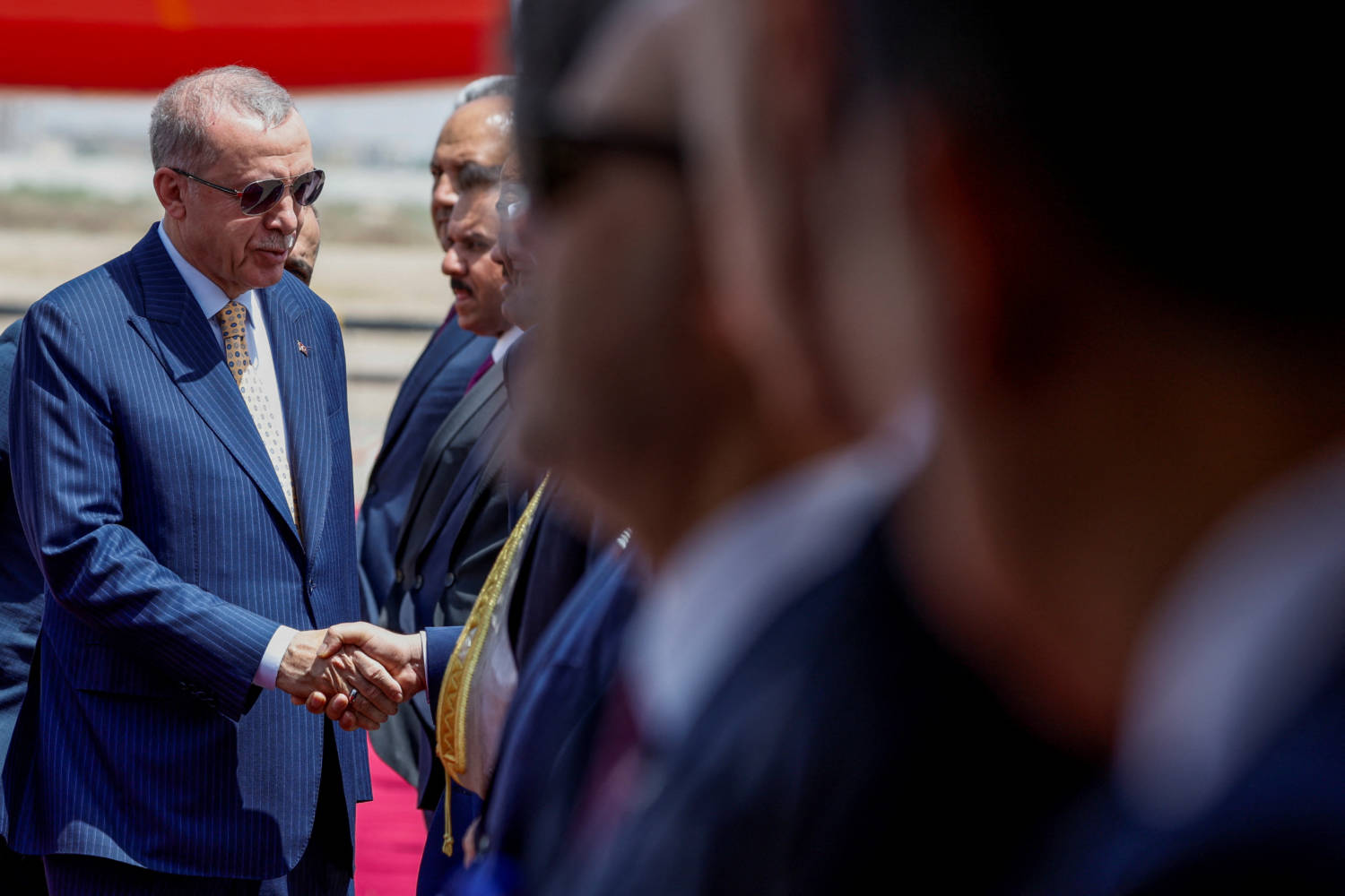 Turkish President Tayyip Erdogan Visits Iraq