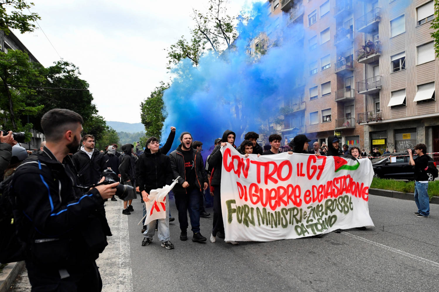 Demonstration Against The G7 Meeting On Climate, Energy And Environment In Turin