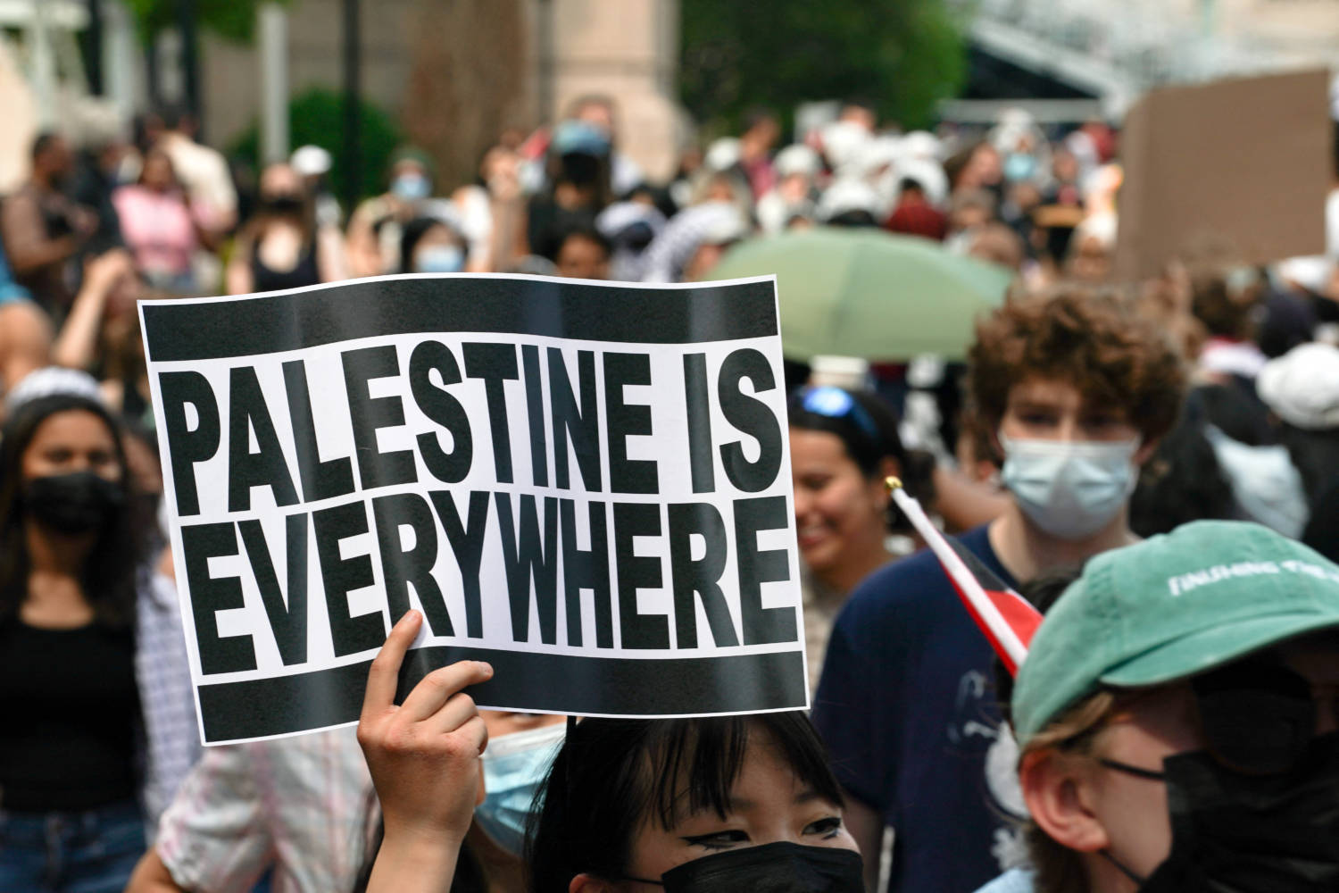 Protests Continue On Columbia University Campus In Support Of Palestinians In Gaza