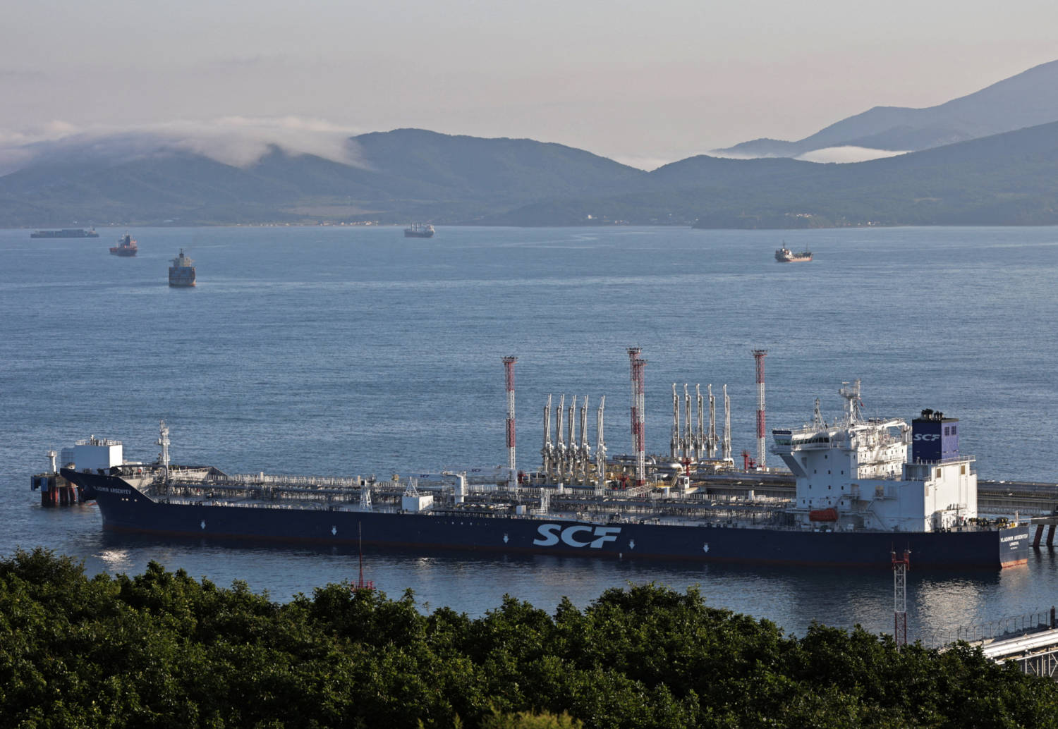File Photo: A View Shows Oil Terminal Kozmino Near Nakhodka