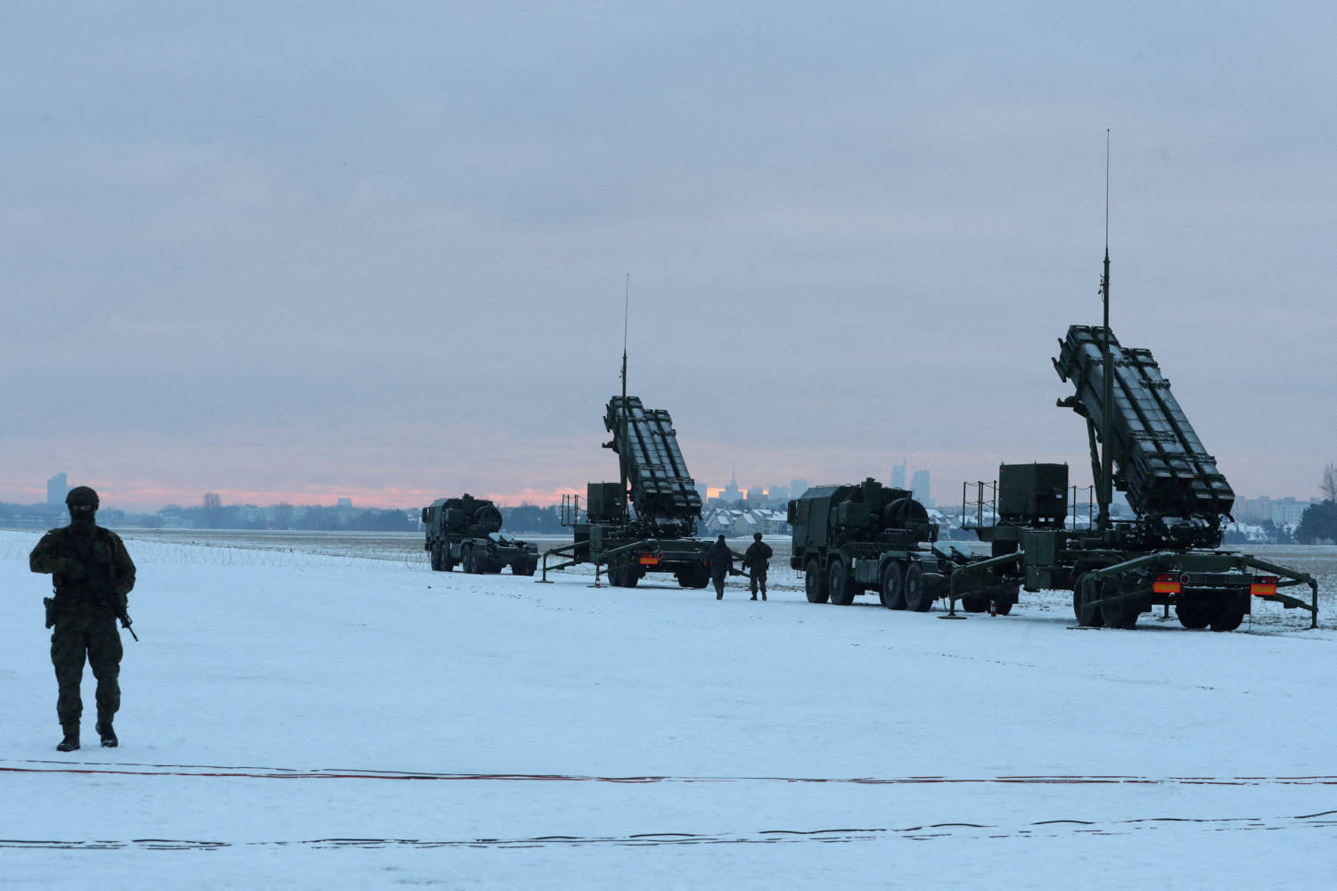 File Photo: Polish Military Training On Patriot Air Defence Missile Systems At The Airport In Warsaw