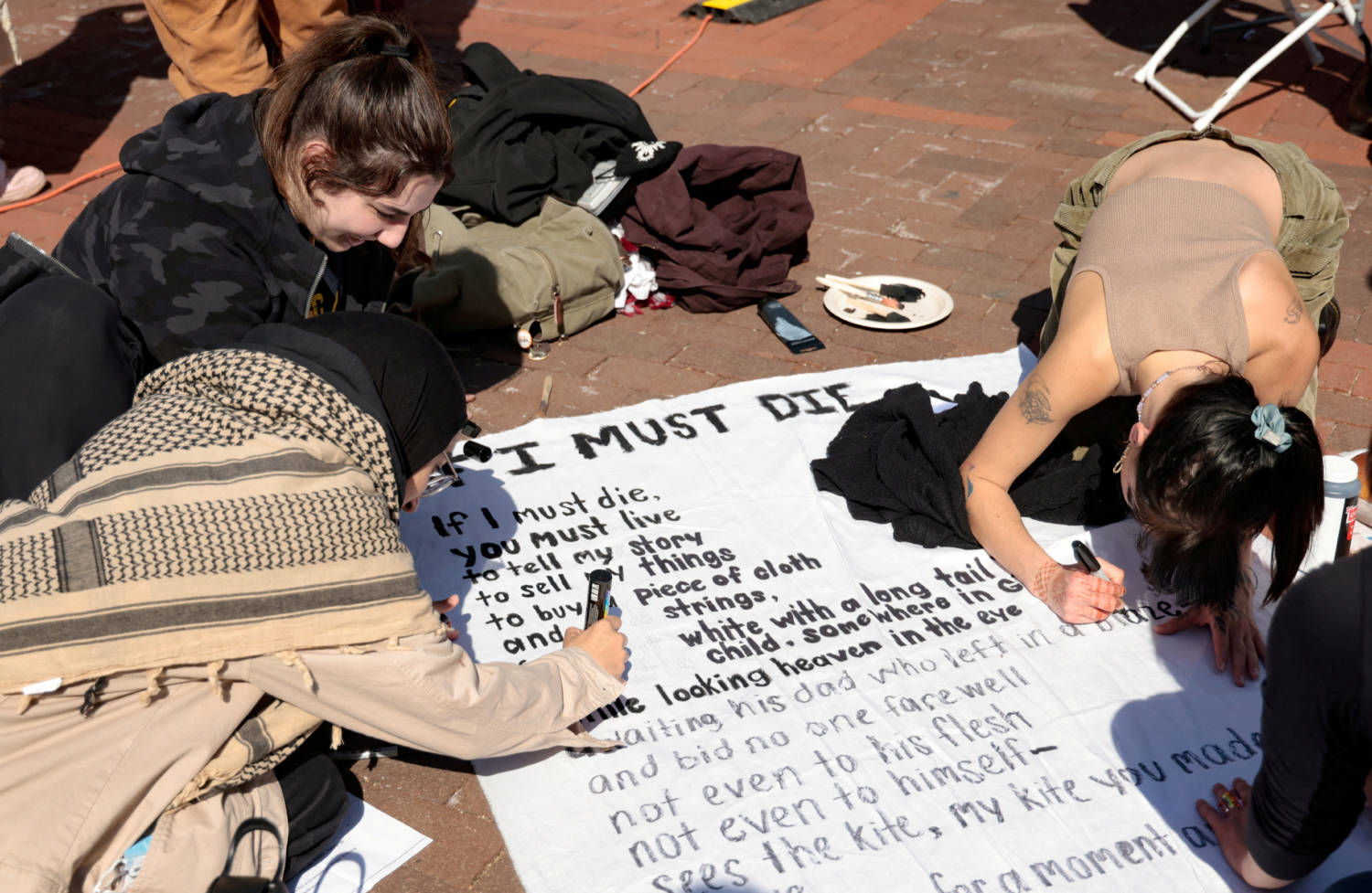 File Photo: College Students Protest On University Of Michigan Campus