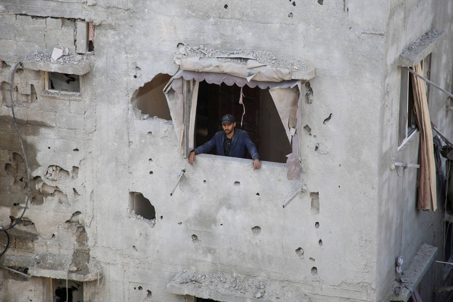 Aftermath Of An Israeli Strike On A House In Rafah