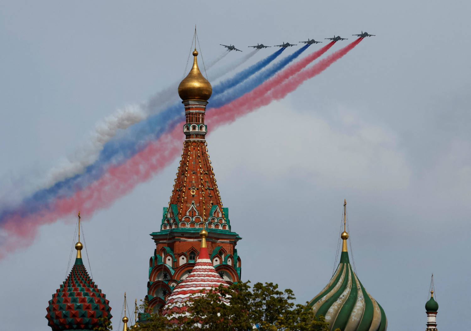 Russia Marks Victory Day With Military Parade In Moscow