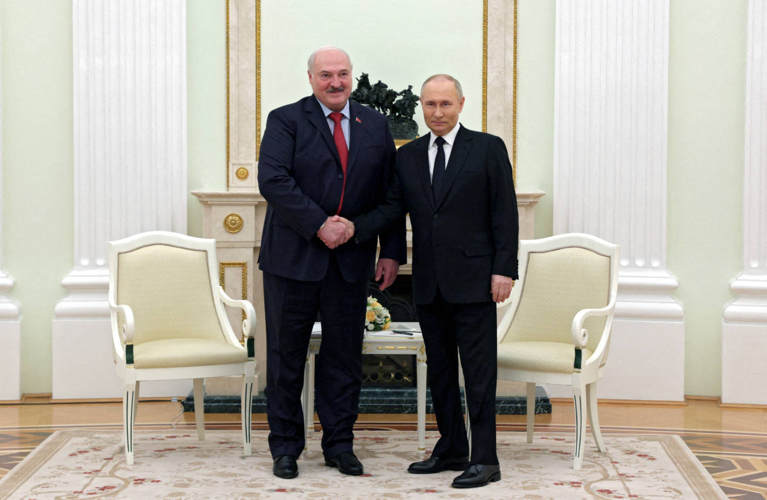 File Photo: Russian President Putin Meets Belarusian President Lukashenko In Moscow